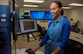 Zekelia Rembert, virtual health nurse care coordinator, reviews patient photos using the virtual health cart at the Virtual Medical Center at Brooke Army Medical Center, Fort Sam Houston, Texas, May 10, 2019. The team at the Virtual Health Center at Brooke Army Medical Center and Regional Health Command - Central has been selected as the 2018 U.S. Army Medical Department Mercury Award winner for Health Information Technology Team of the Year. (U.S. Army photo by Jason W. Edwards)